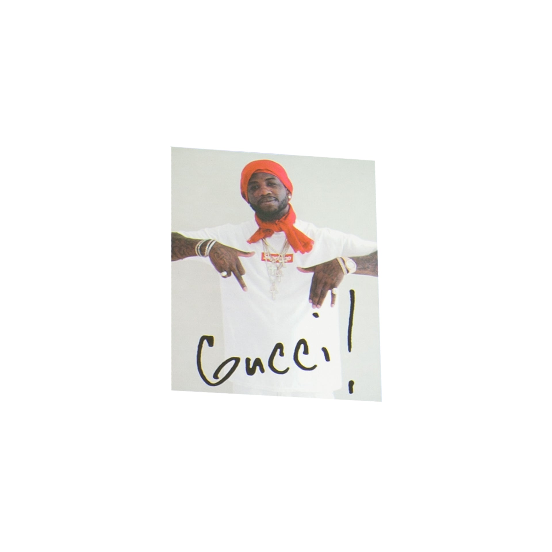 Supreme Gucci Mane Sticker