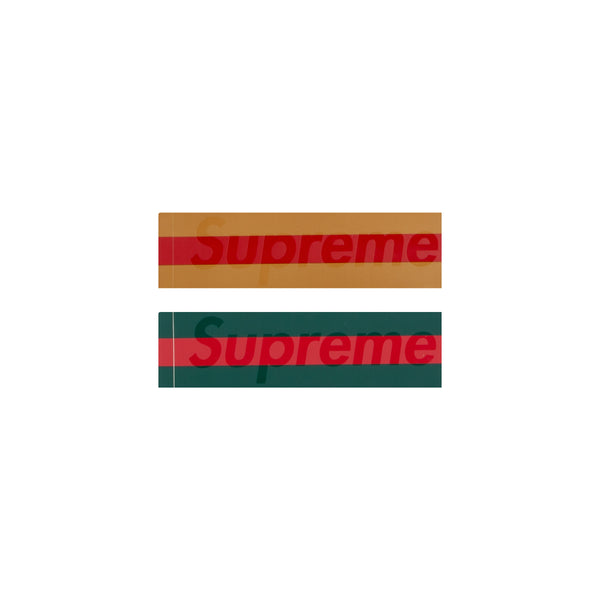 Supreme Gucci Box Logo Stickers – On The Arm