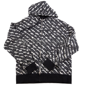Rogue Status Black Guns All Over Zip PRE-OWNED