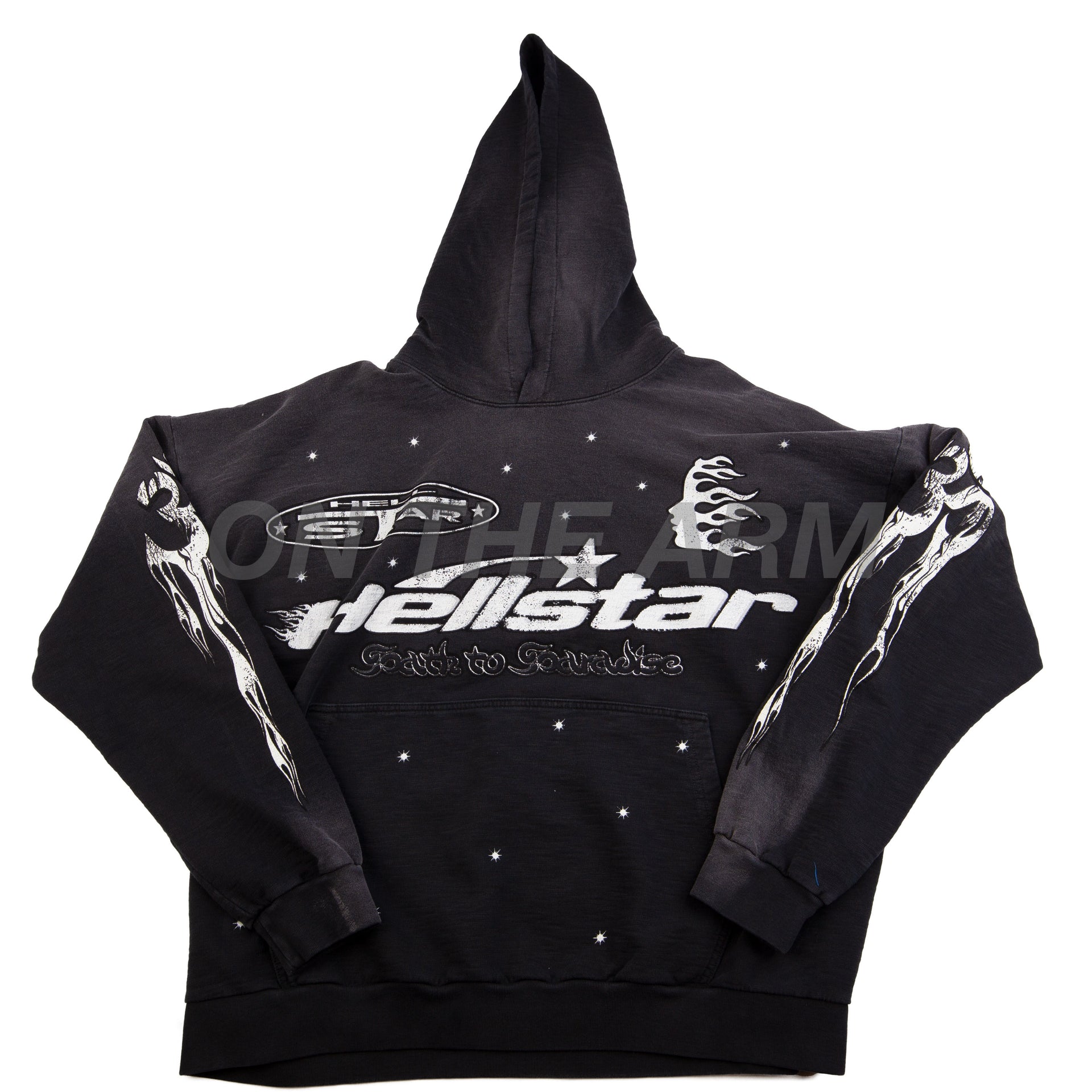 Hellstar Vintage Black Yoga Hoodie