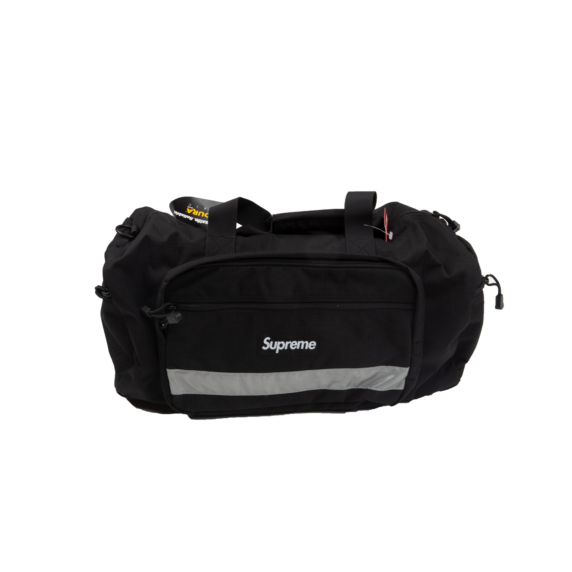 Supreme Black Hi Vis Duffle