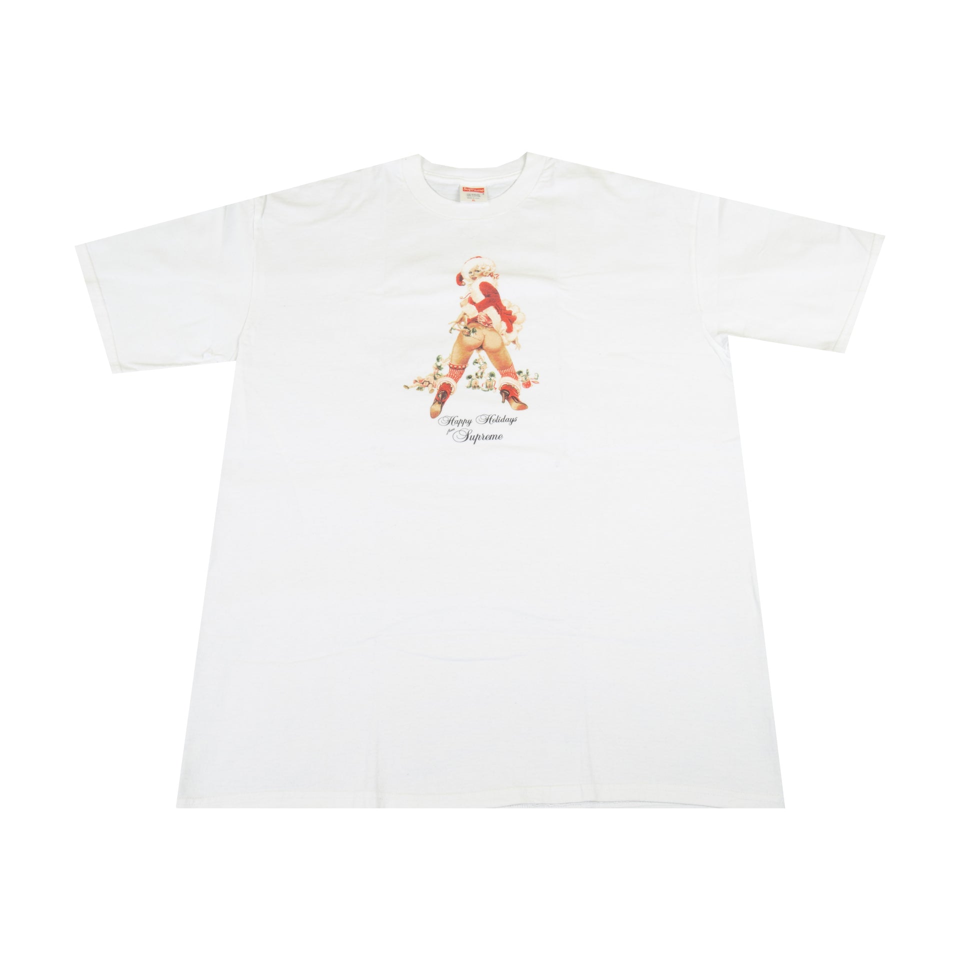 Supreme White Holiday Tee