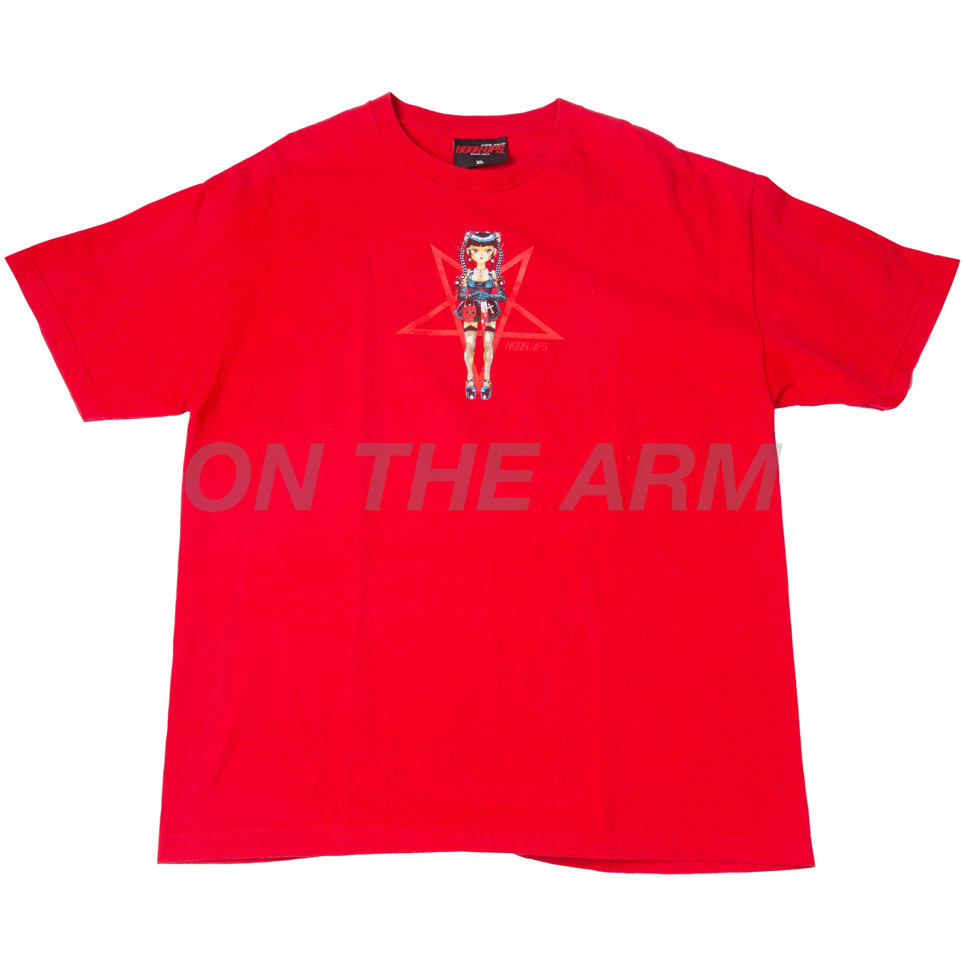 Vintage Red Hook Ups Goth Girl Tee (2000's)