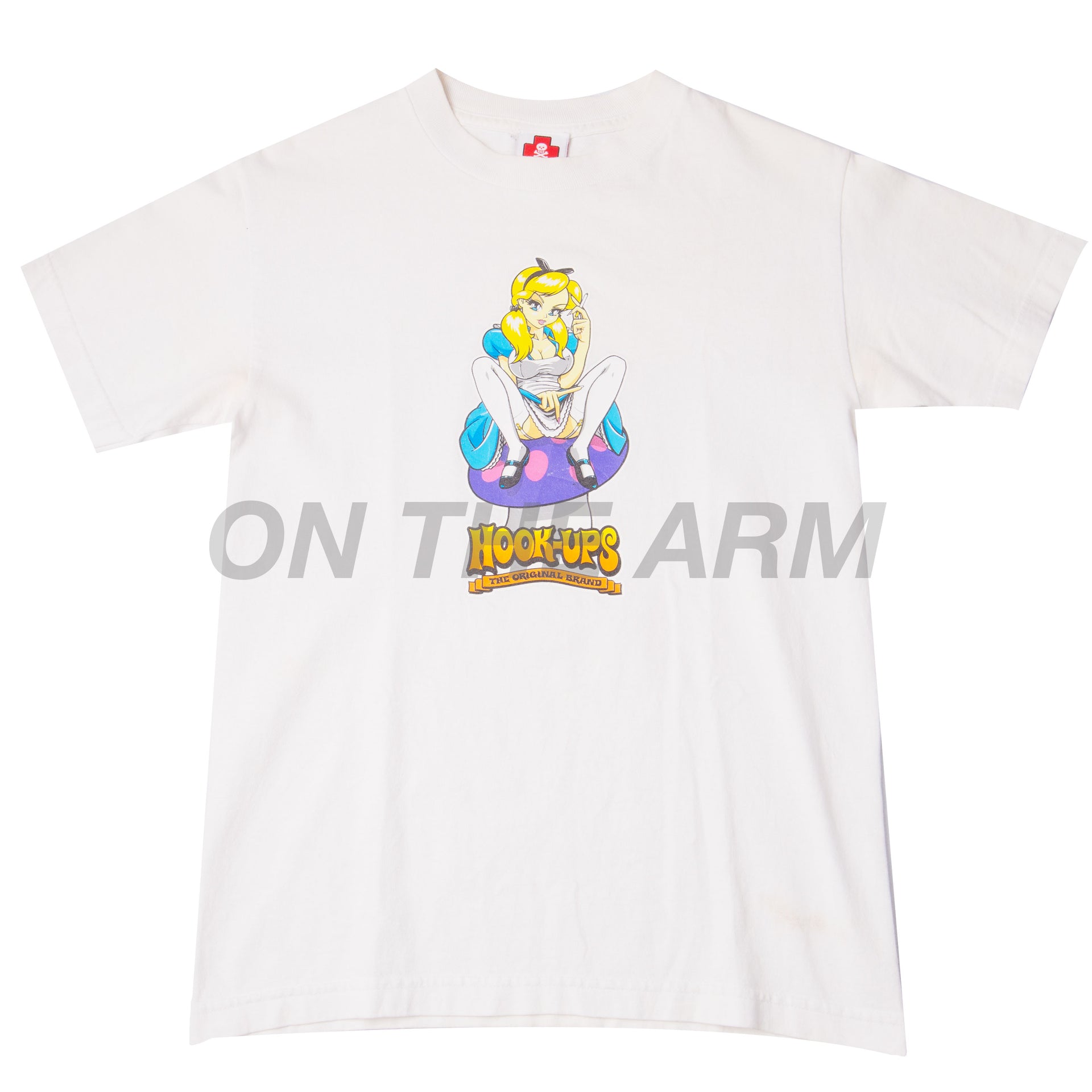 Vintage White Hook Ups Alice Tee (1990's)