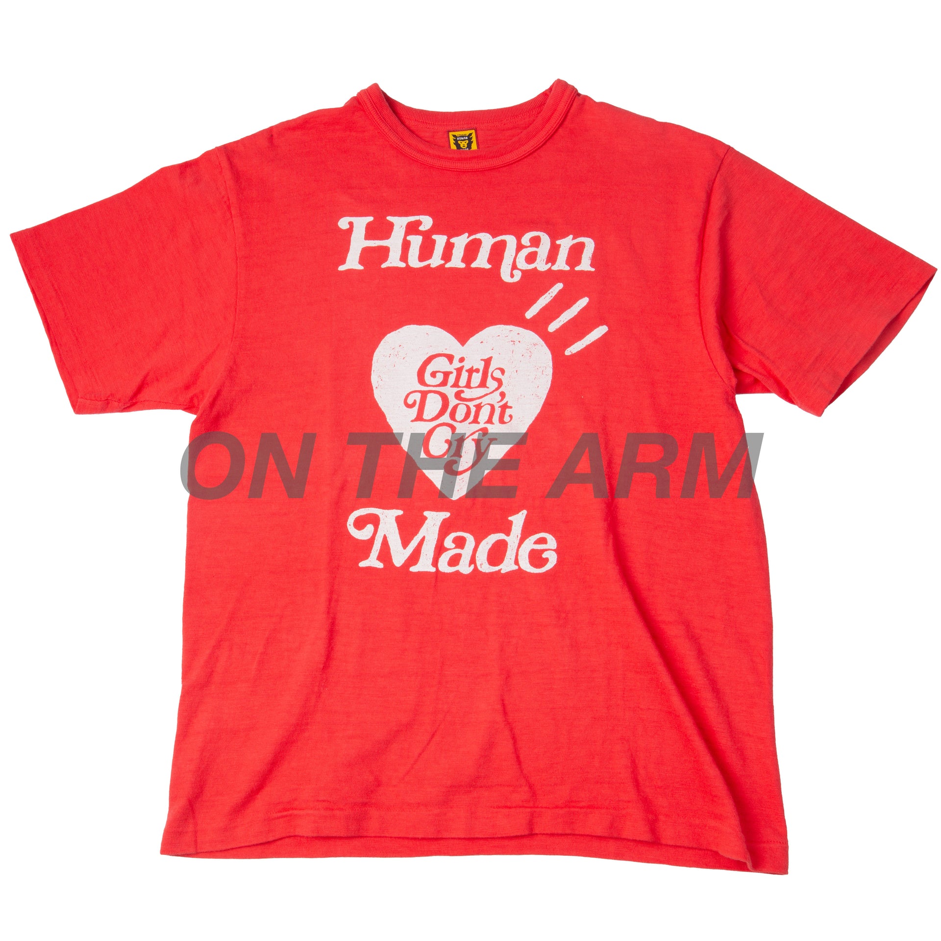 Girls Don't Cry Red Human Made Tee PRE-OWNED