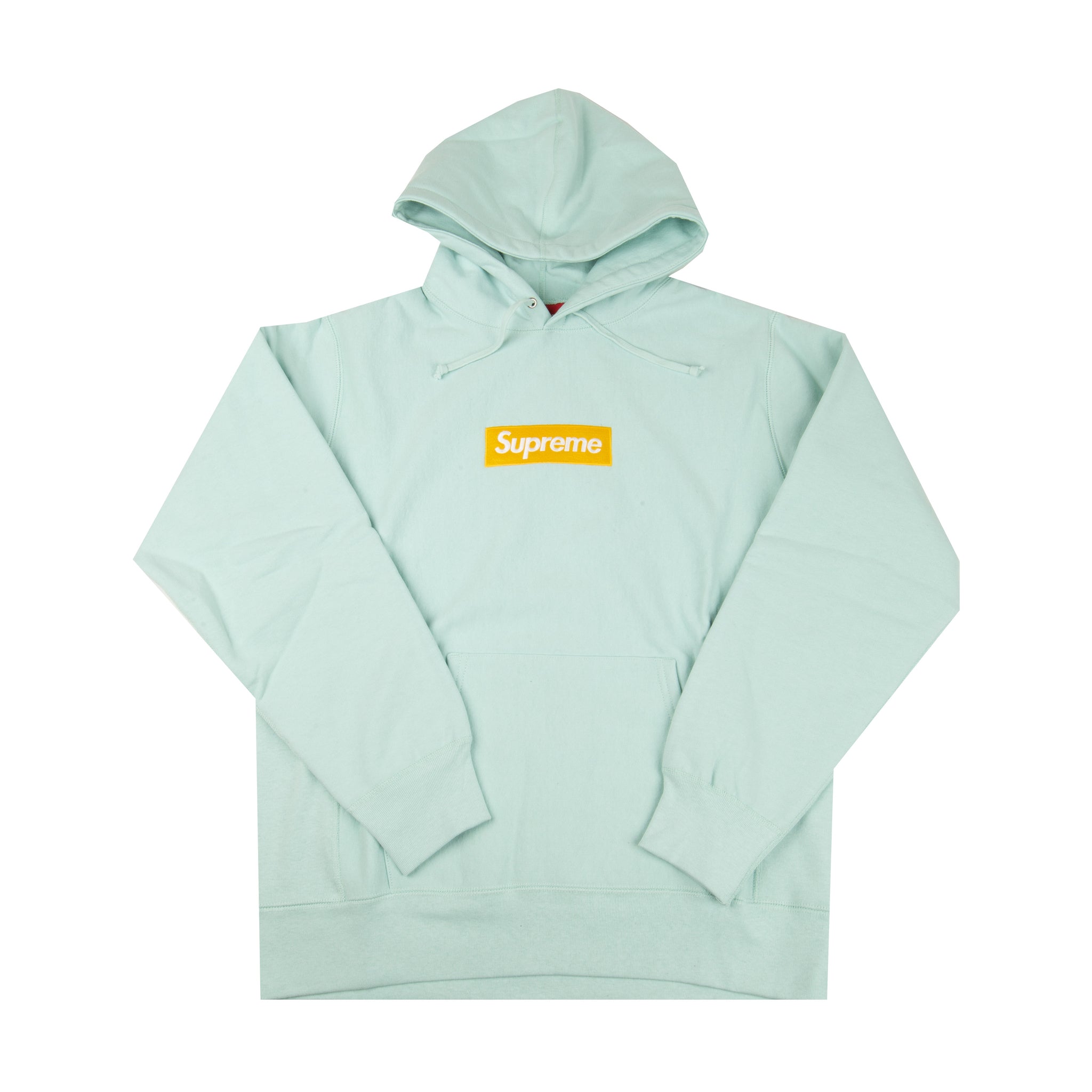 Supreme blue outlet yellow hoodie