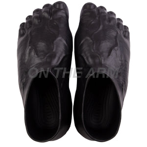 Imran Potato Black Caveman Crocs