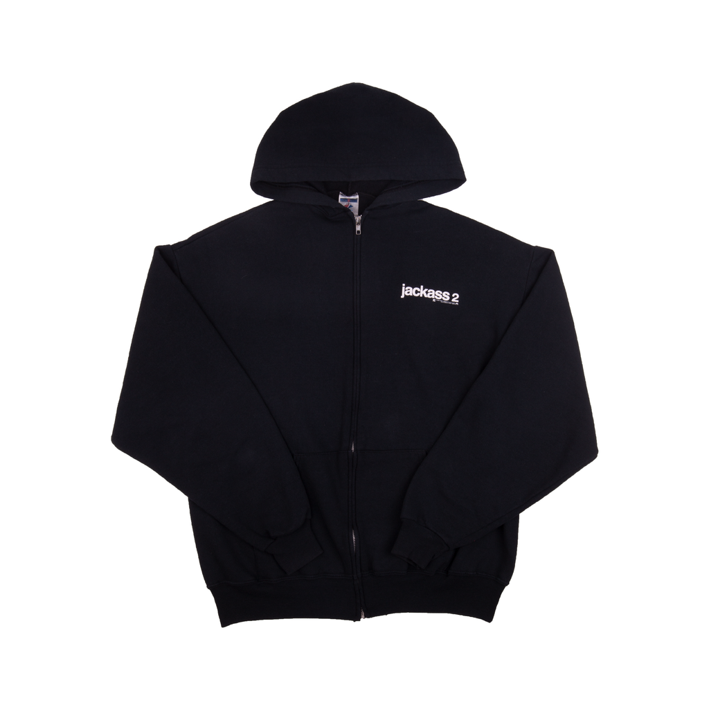 Vintage Black Jackass Zip Up