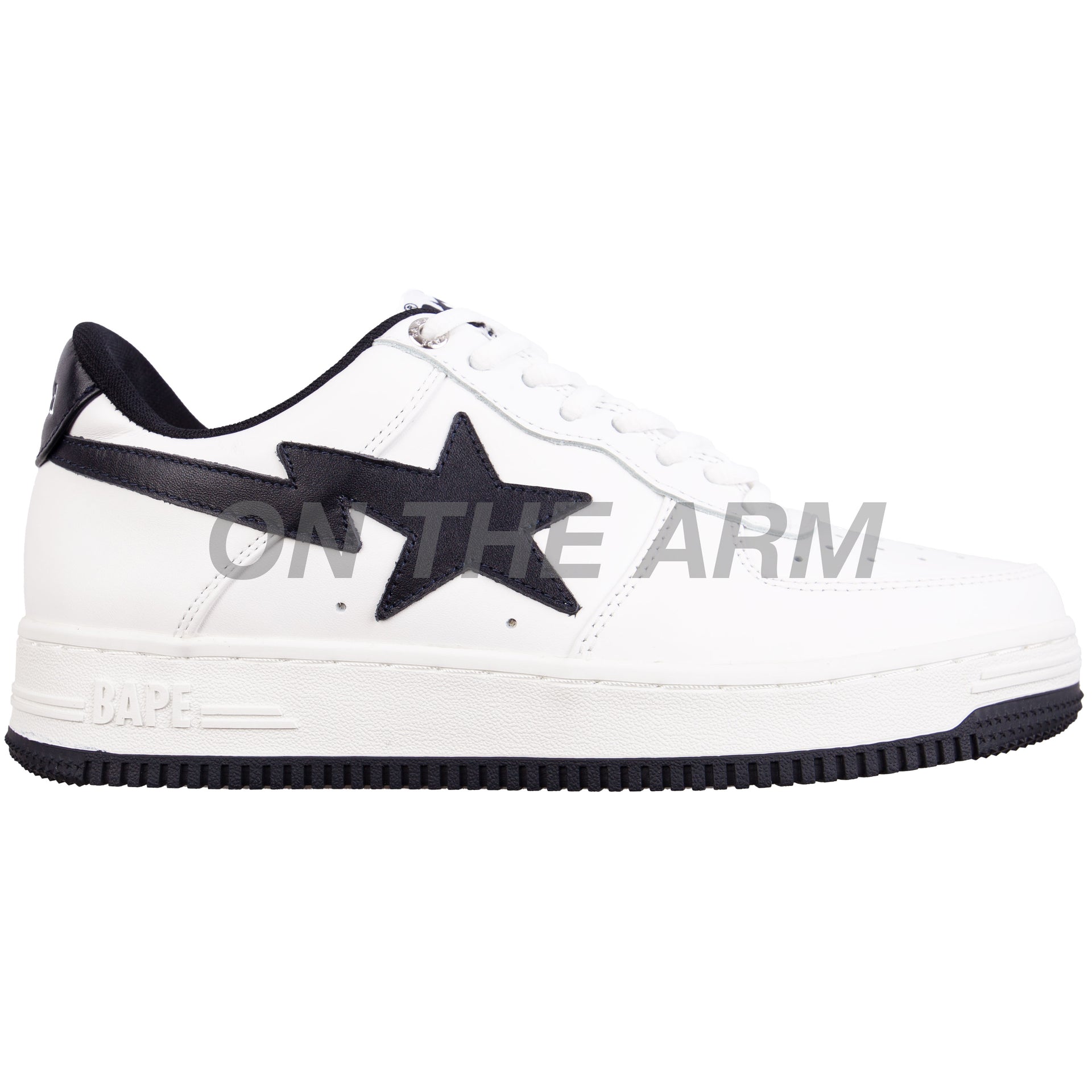 Bape White/Navy jjjjound Bapesta