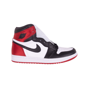 Nike Satin Black Toe Air Jordan 1