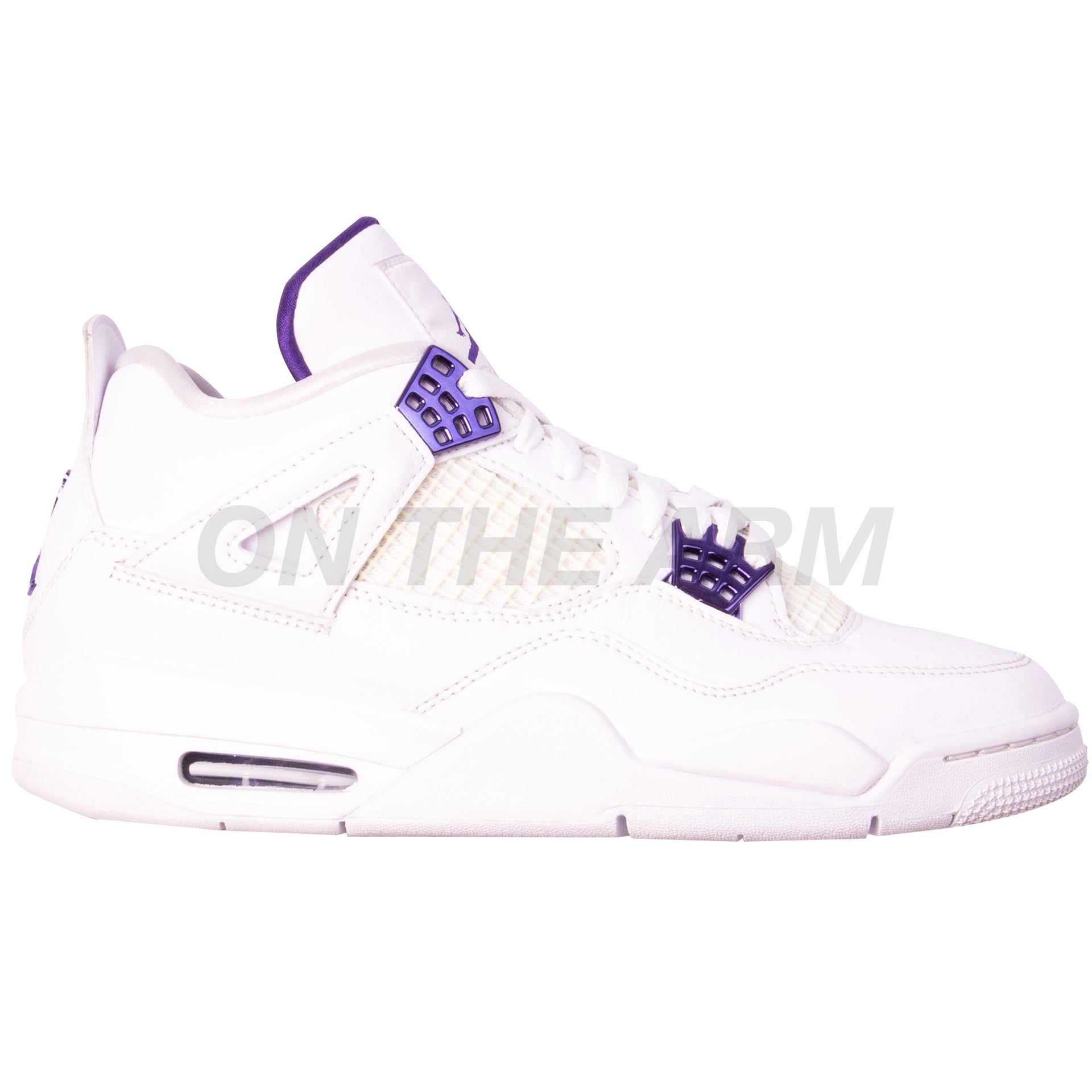 Nike Metallic Purple Air Jordan 4 USED