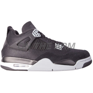 Nike Black Canvas Jordan 4 Retro