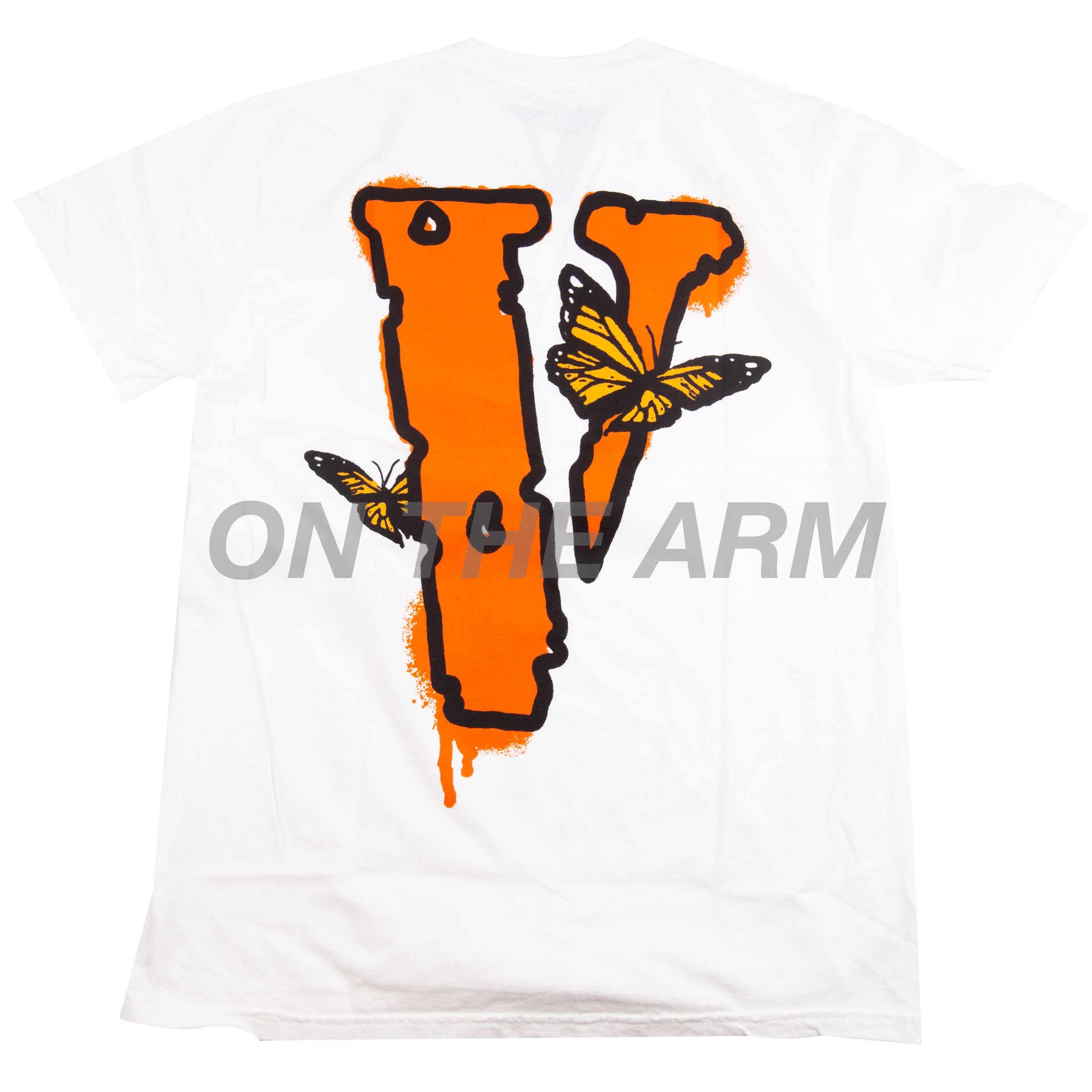 VLONE White Juice Wrld Butterfly Tee