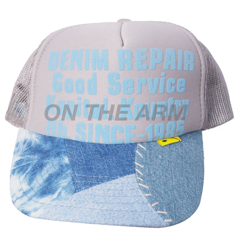 Kapital Grey/Blue Denim Trucker Hat