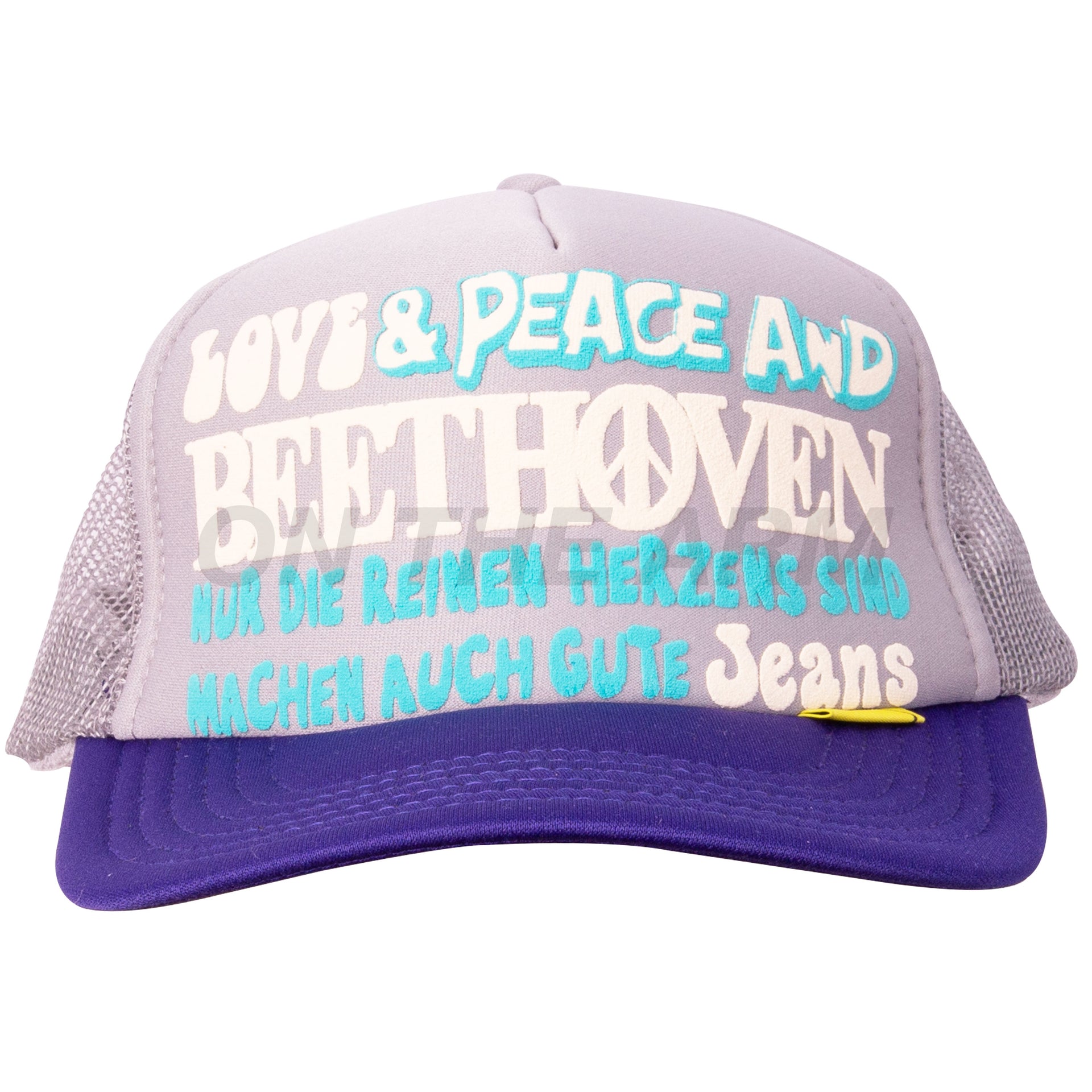 Kapital Grey/Purple Beethoven Trucker Hat