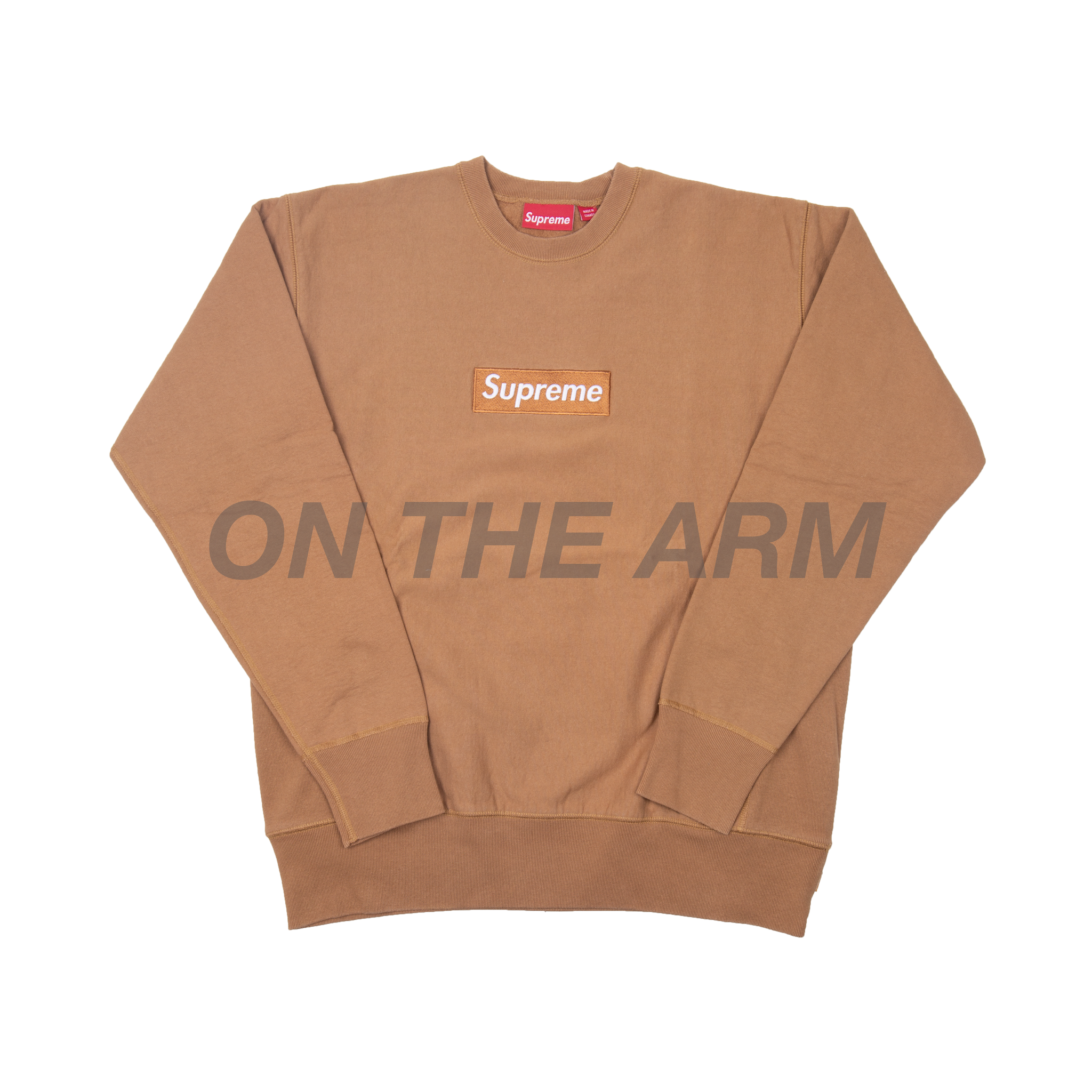 Supreme sand shop box logo crewneck