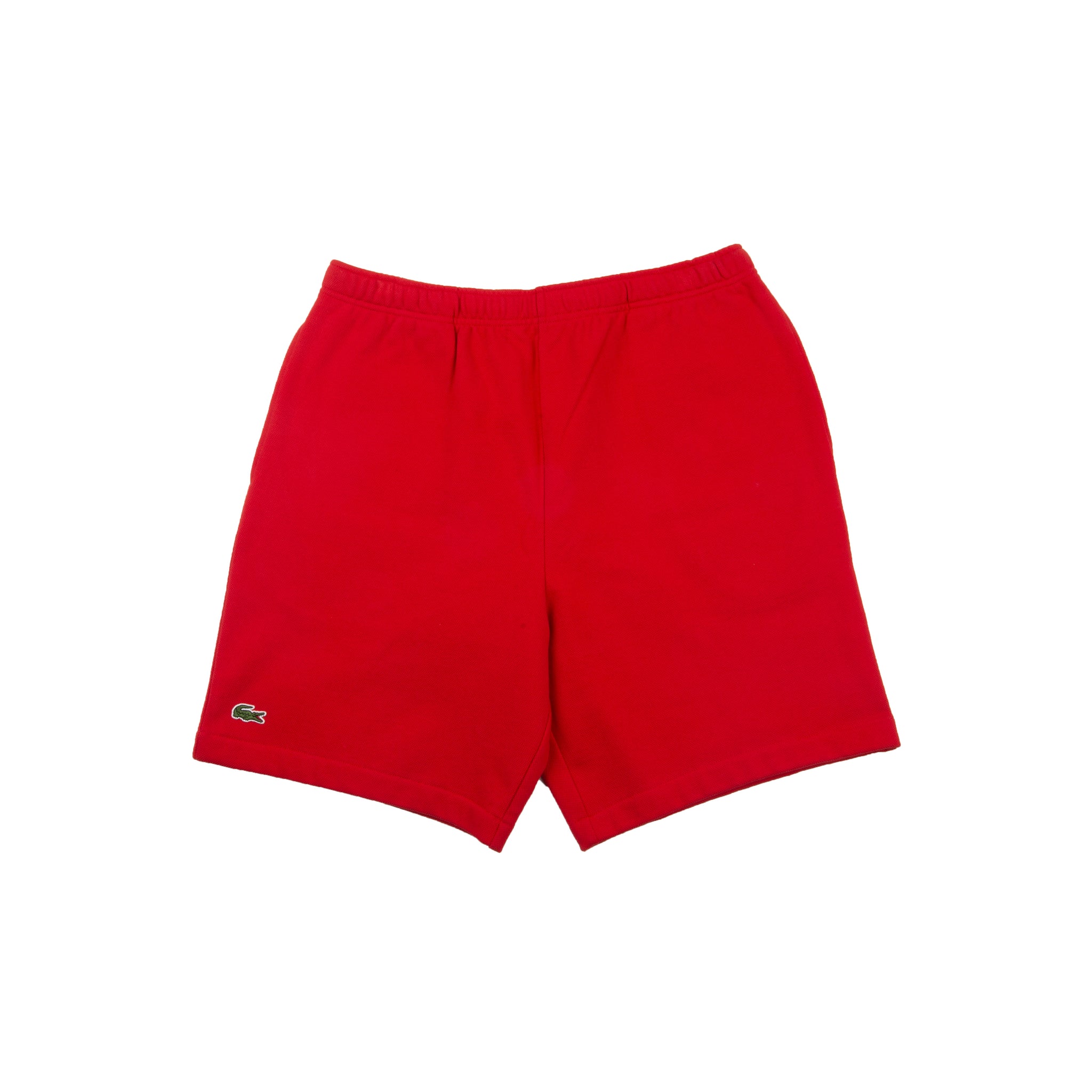 Supreme Red Lacoste Pique Shorts