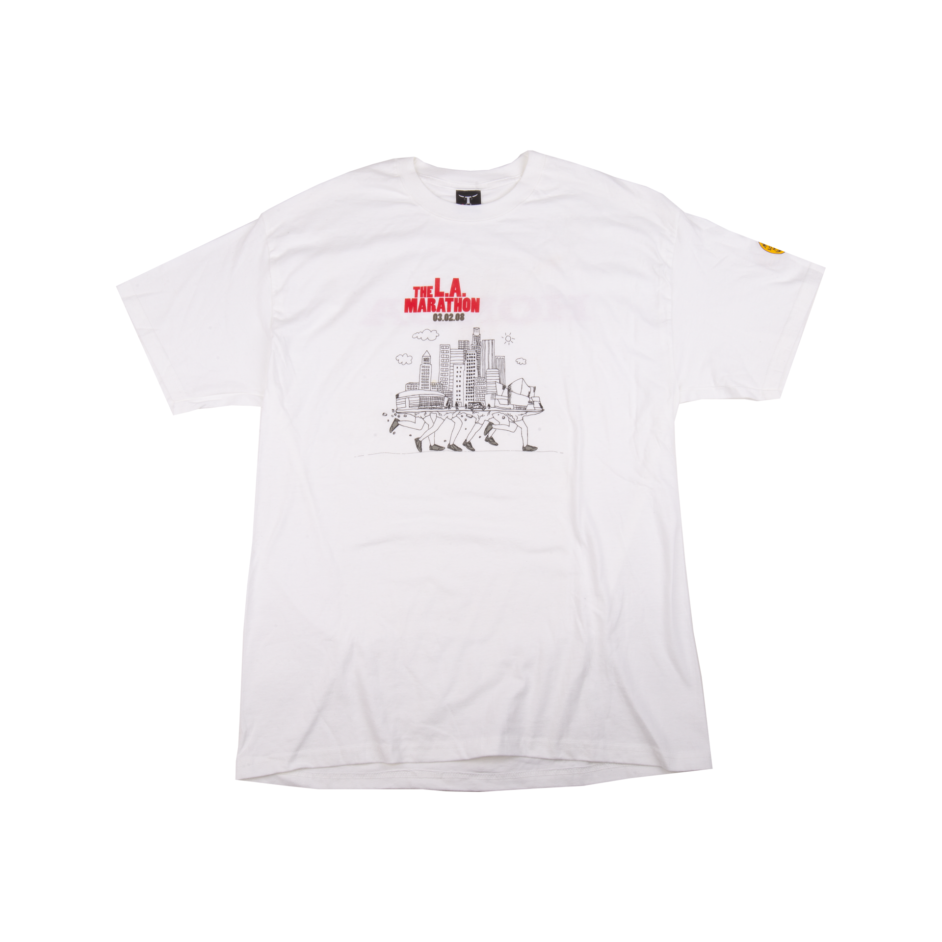 Honda White L.A. Marathon Tee