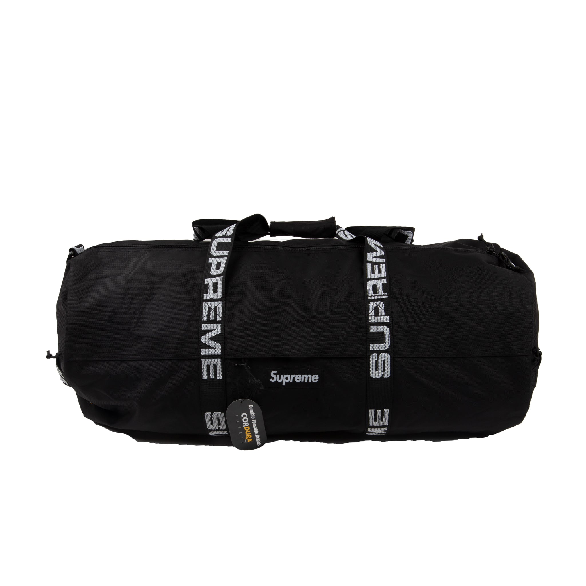 Supreme Black SS18 Large Duffle Bag