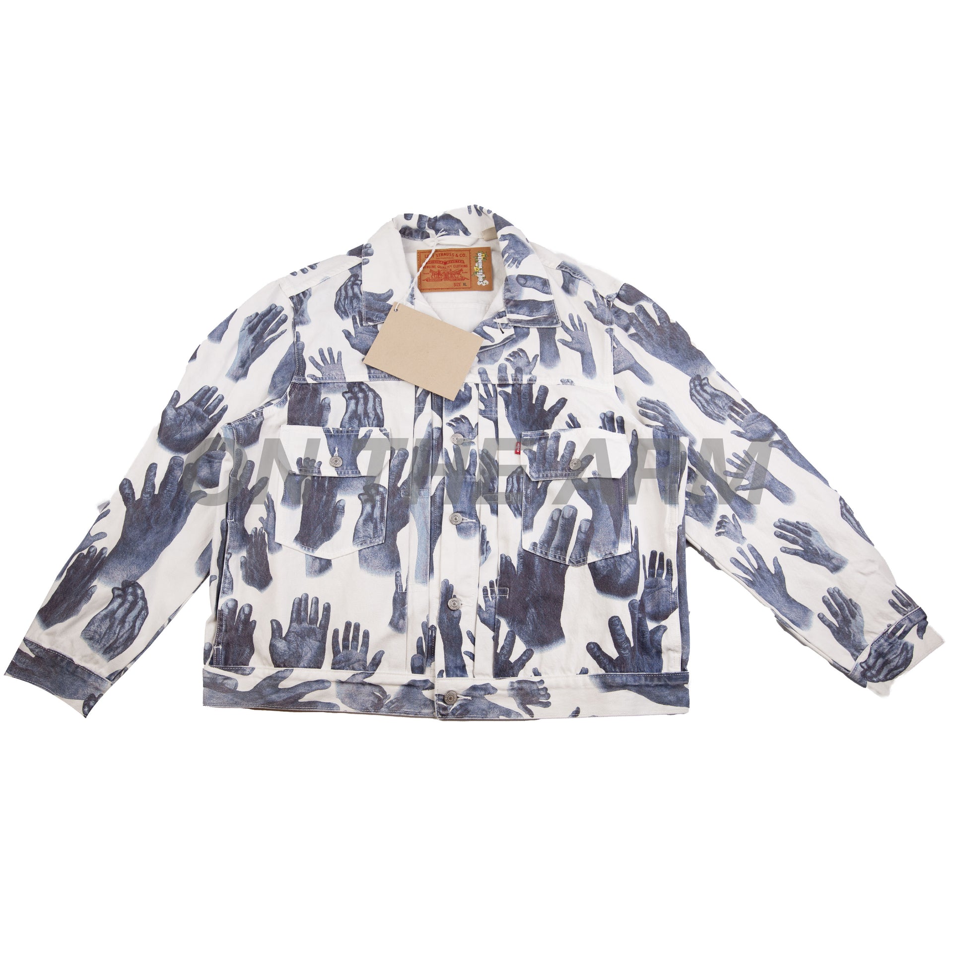 Denim Tears White Levi's Hands Jacket PRE-OWNED