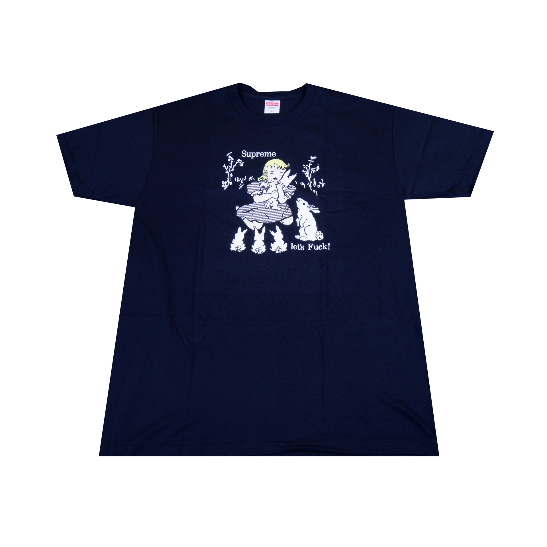Supreme Black Let's Fuck Tee