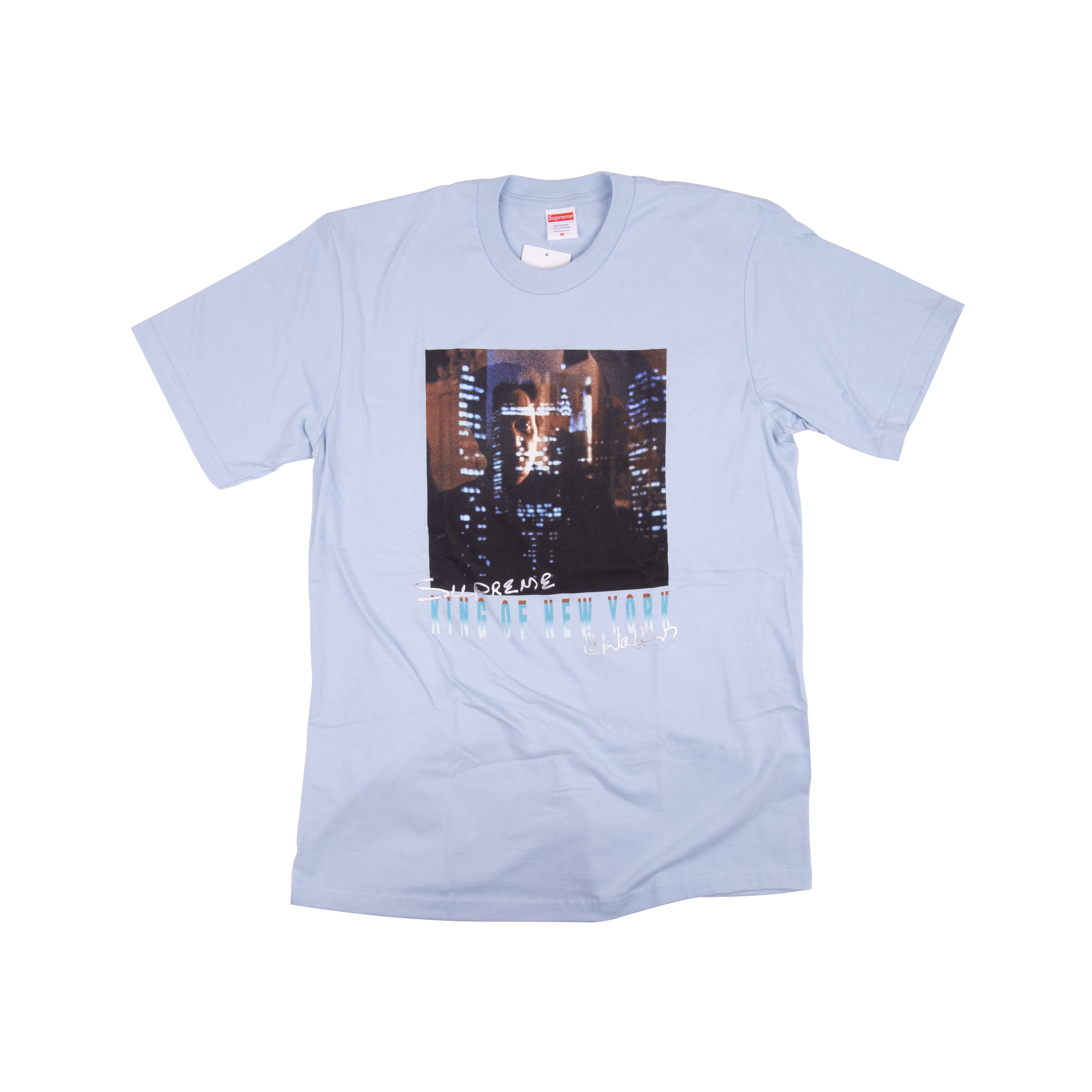 Supreme Light Blue King Of NY Tee – On The Arm