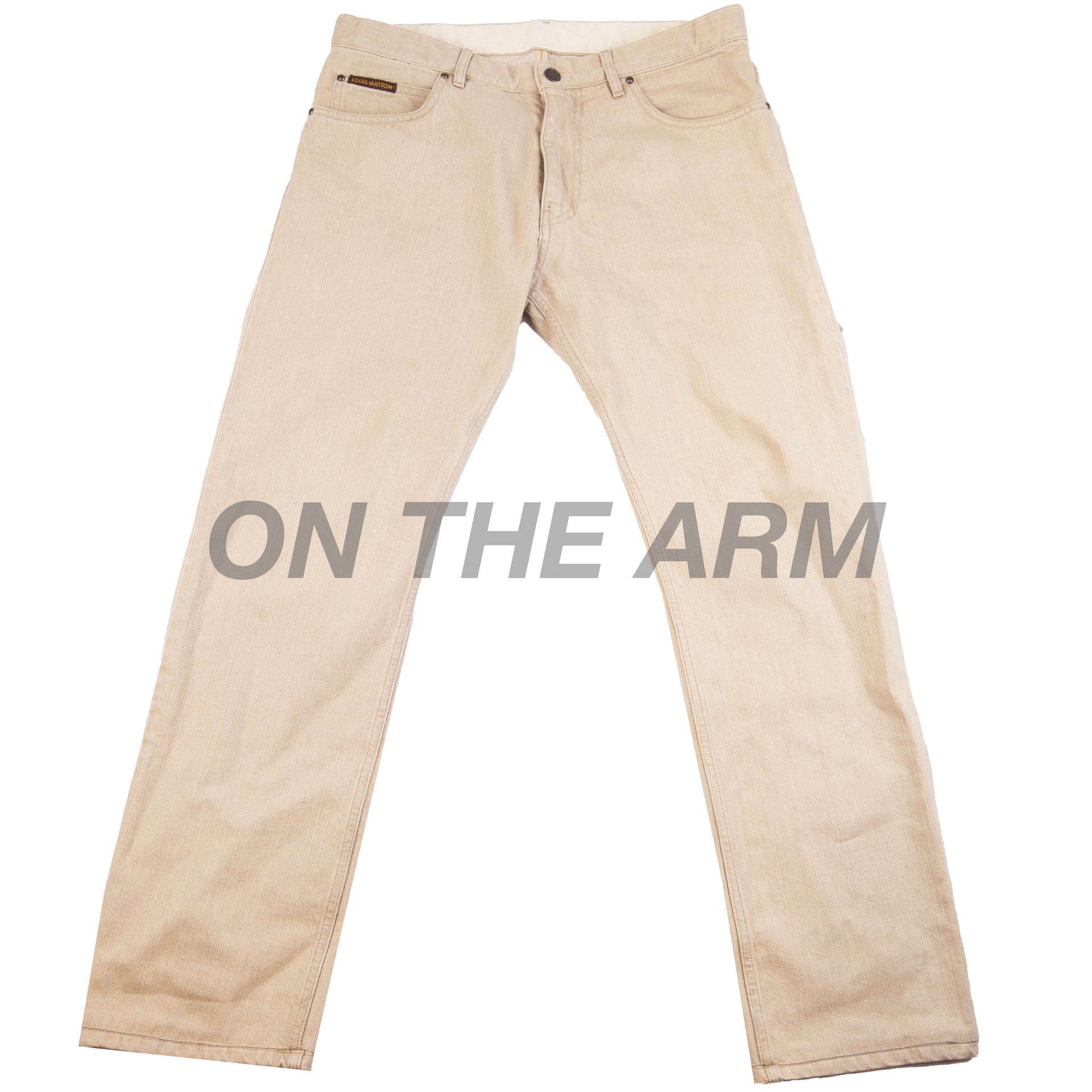 Louis Vuitton Cream Pants PRE-OWNED