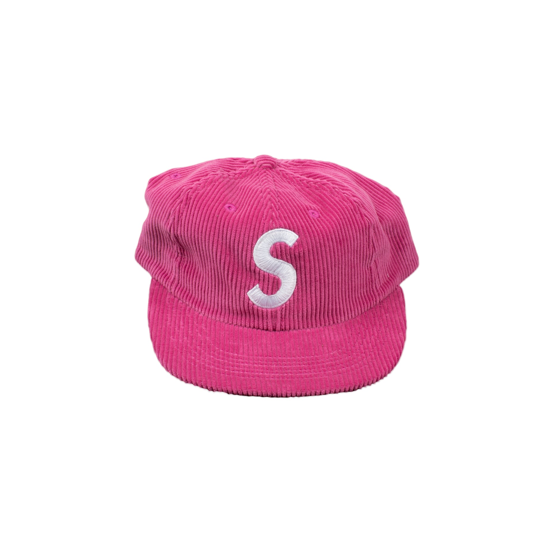 Supreme Magenta Corduroy S Logo