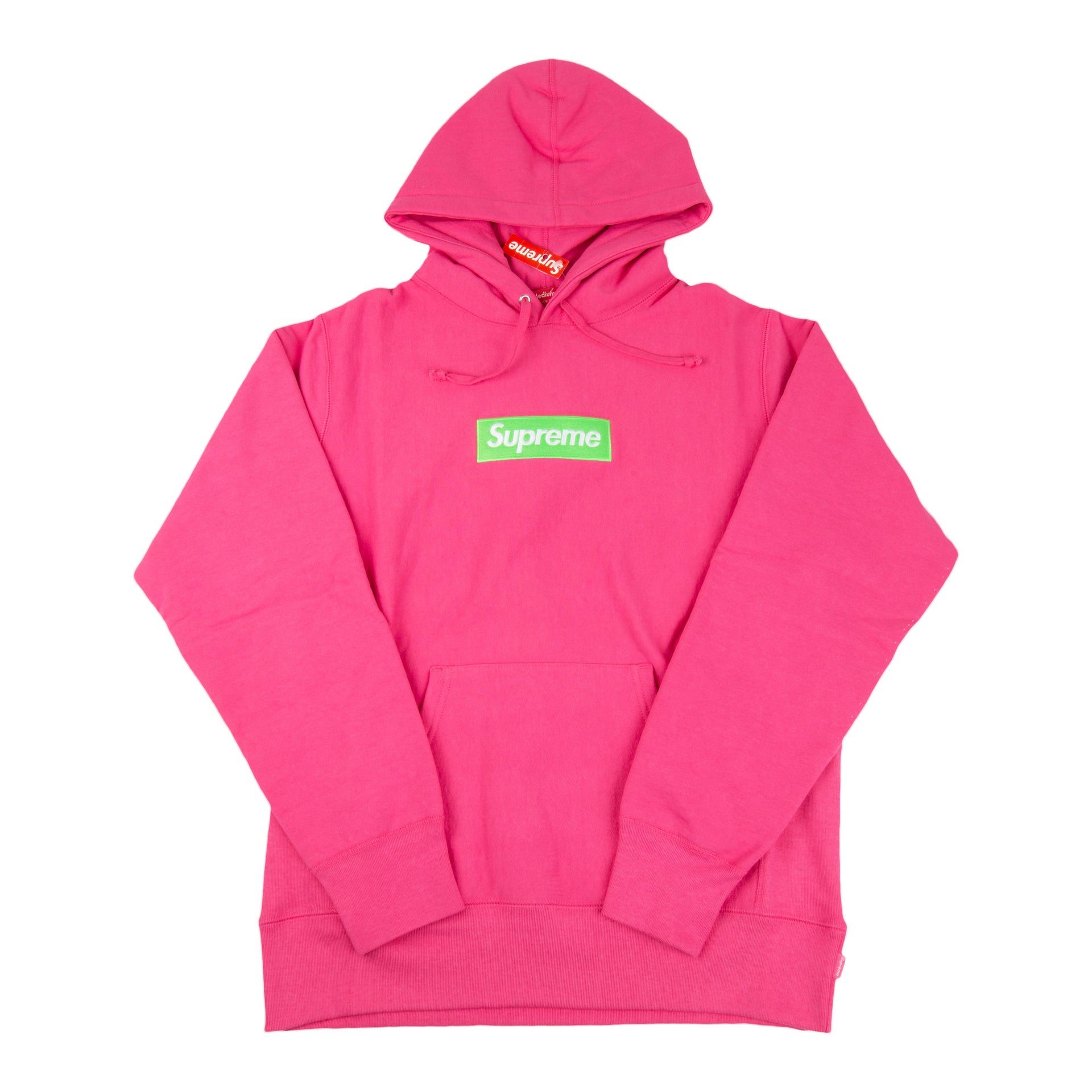 Supreme Magenta Box Logo Hoodie