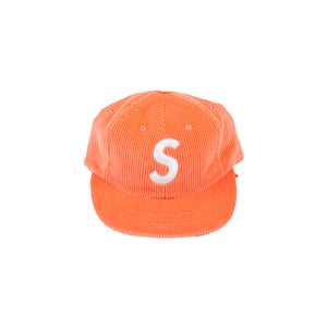 Supreme Peach Corduroy S Logo Hat