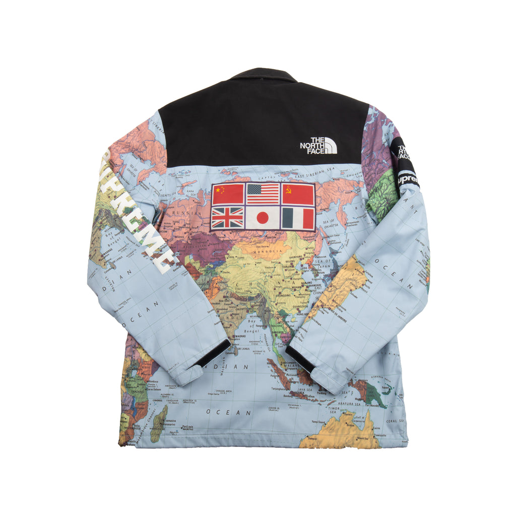 Supreme Maps TNF Expedition Coaches Jacket – On The Arm