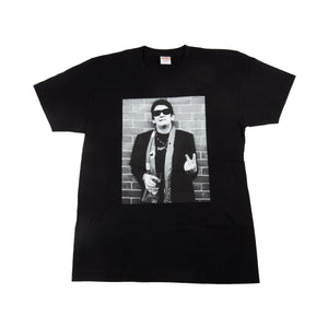 Supreme Black Shane McGowen Photo Tee