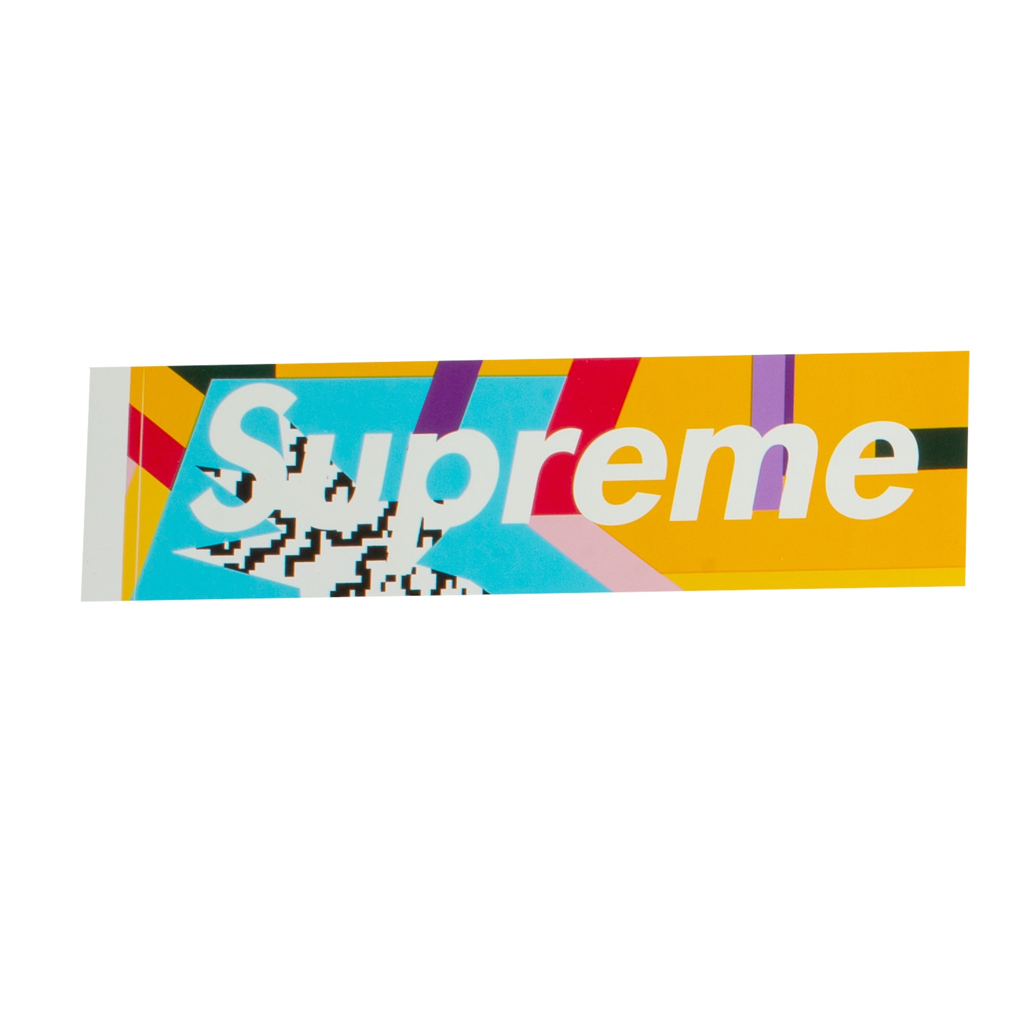 Supreme Blue Mendini Box Logo Sticker