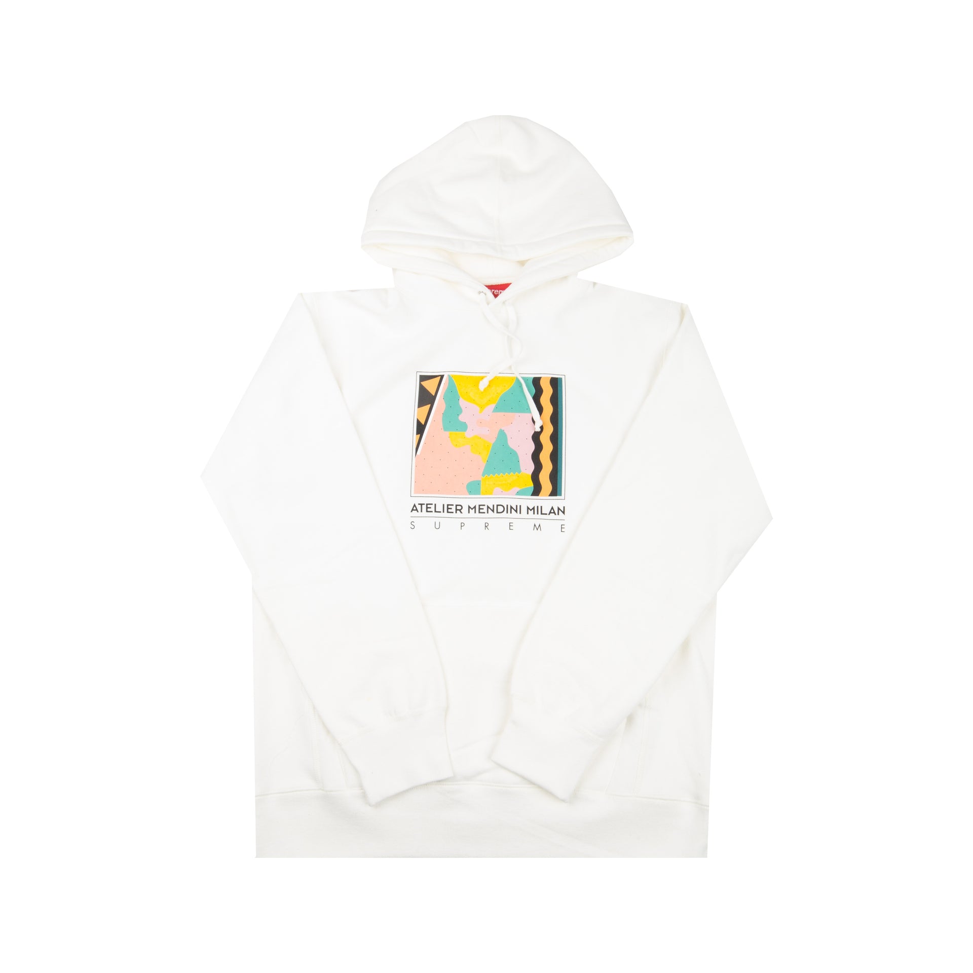 Supreme White Mendini Hoodie