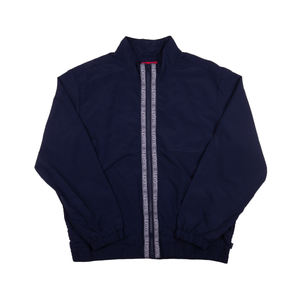 Supreme Navy Classic Logo Taped Track Jacket