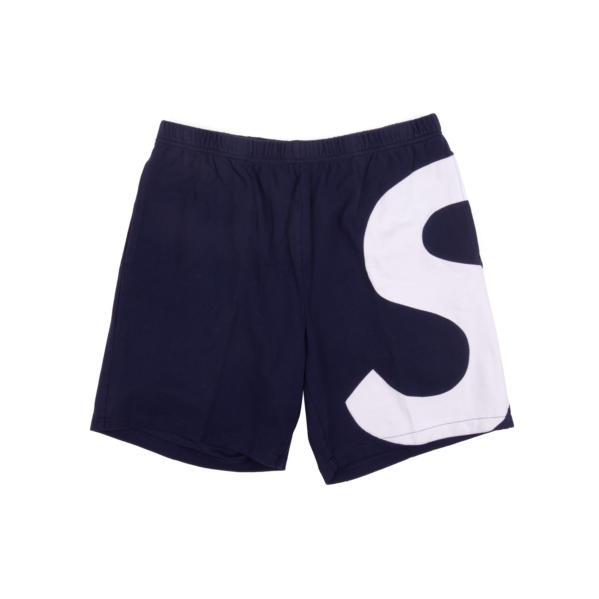 Supreme Navy S Logo Shorts