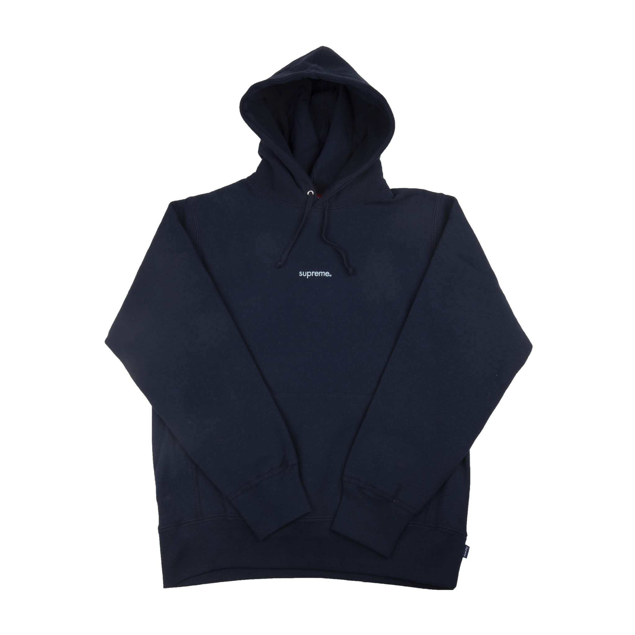 Supreme Navy Trademark Hoodie