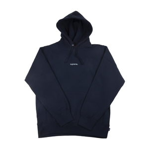 Supreme Navy Trademark Hoodie