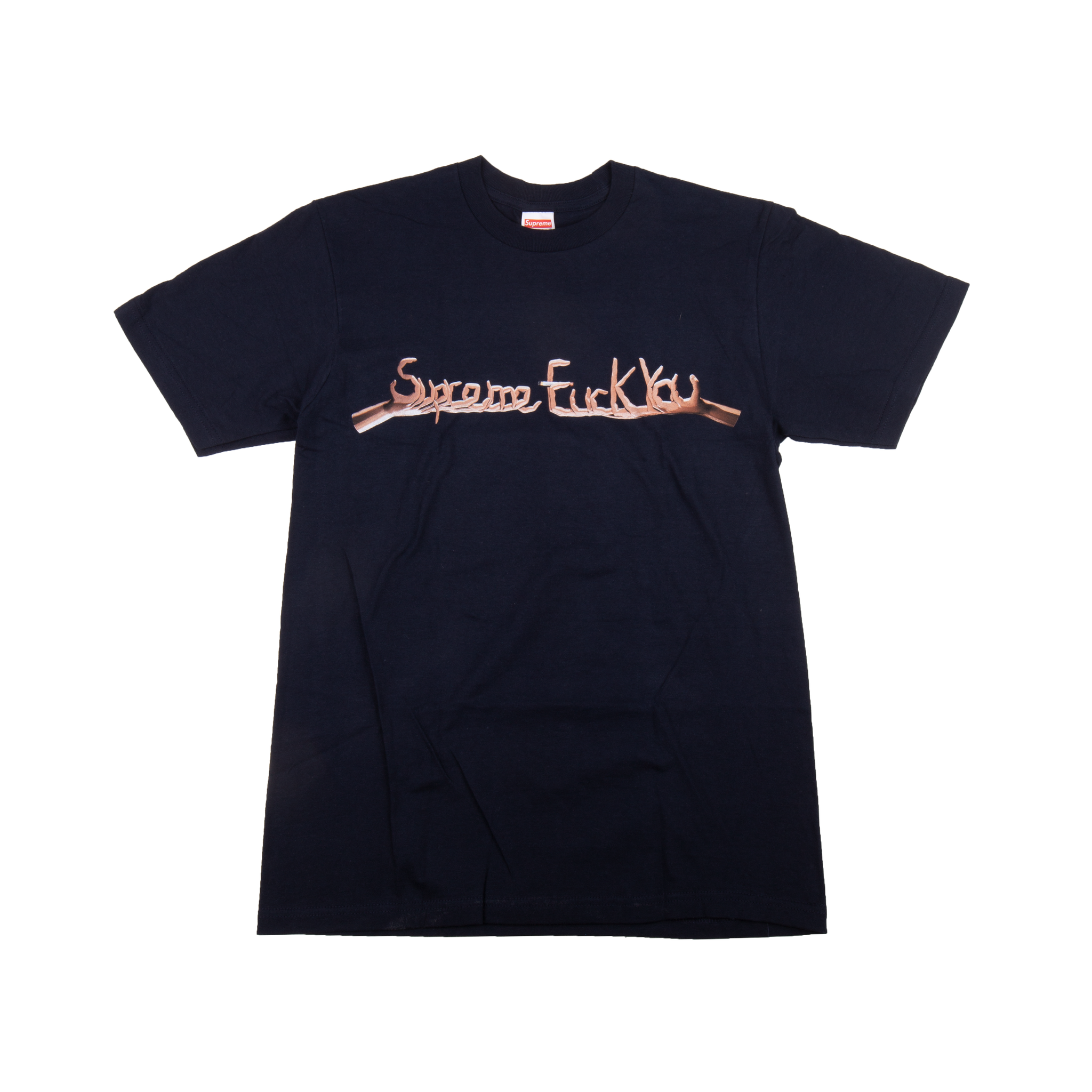Supreme Navy Fuck You Tee