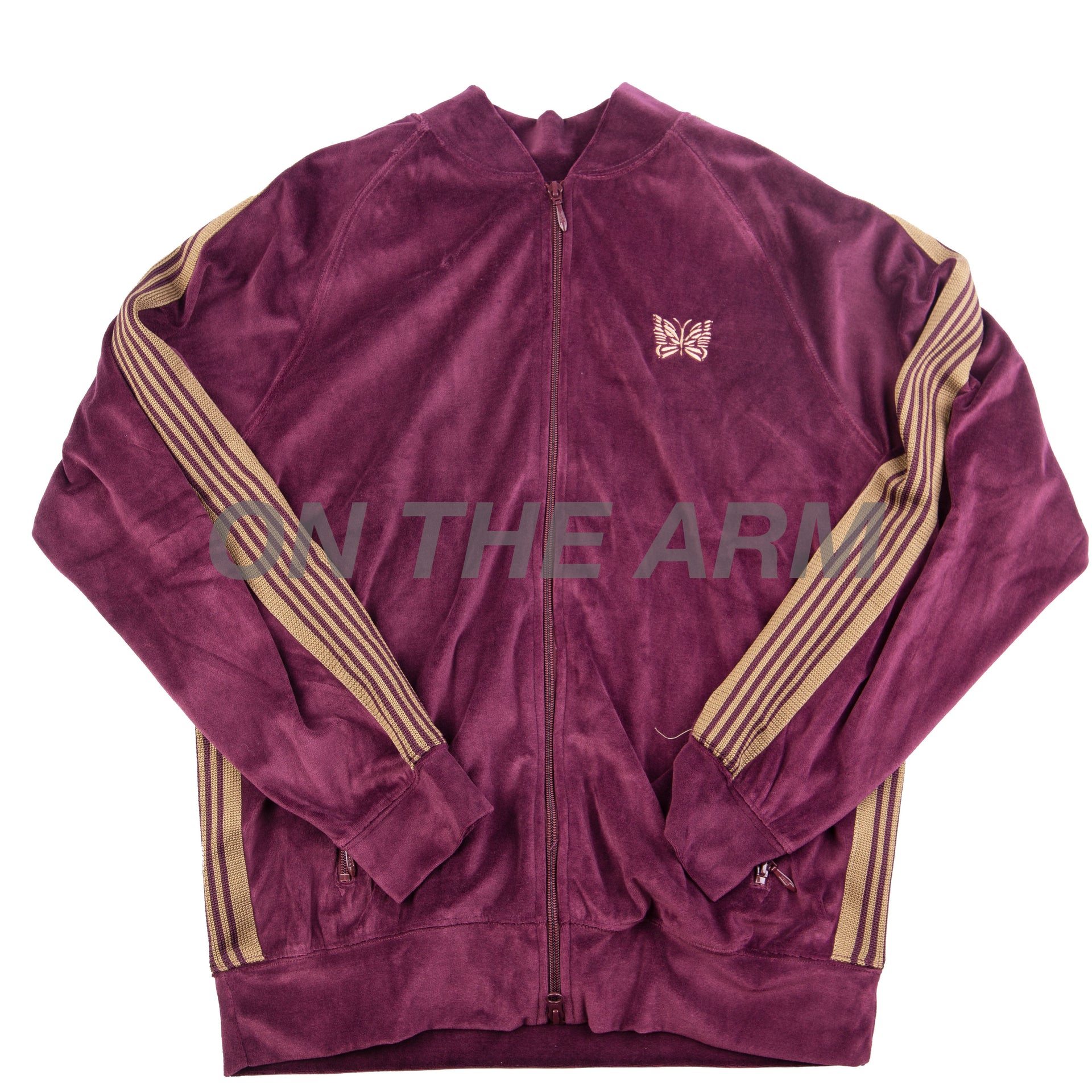 Needles Burgundy Velour Jacket