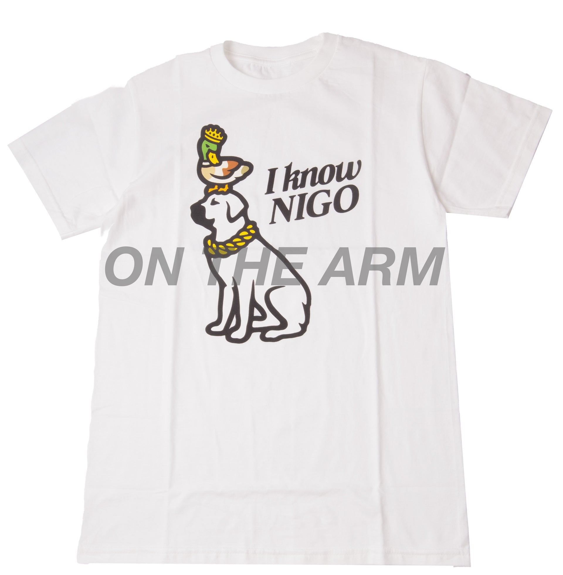 I Know Nigo White Dog Tee