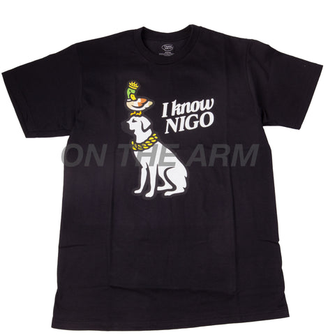 I Know Nigo Black Dog Tee