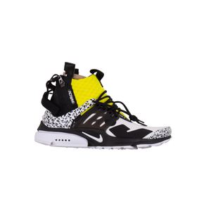 Nike Wht/Blk/Yellow Acronym Presto
