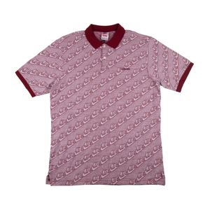Supreme Nike Burgundy Polo Shirt