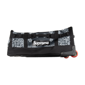 Supreme Black Paisley TNF Rolling Thunder Bag