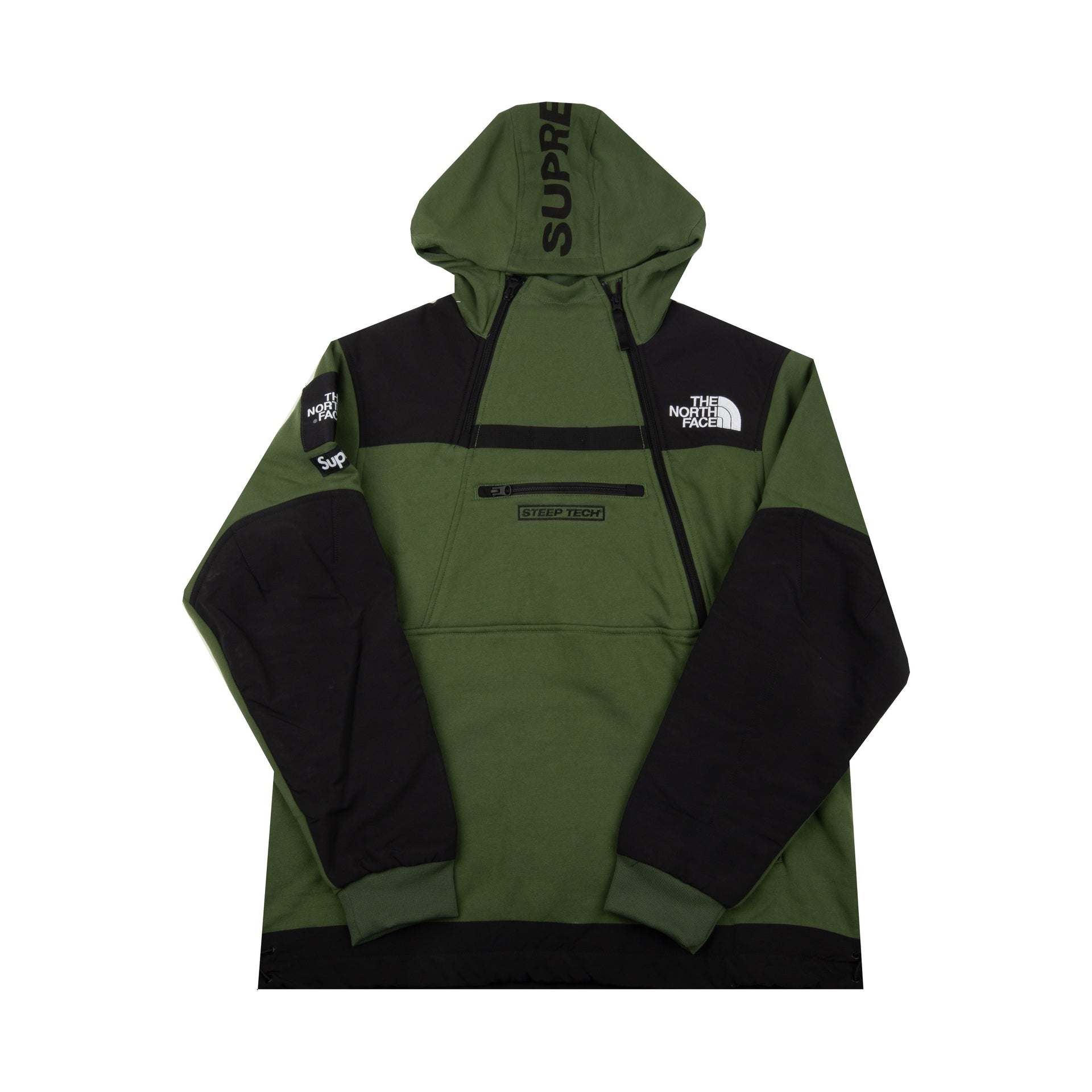 Supreme Olive TNF Steep Tech Hoodie