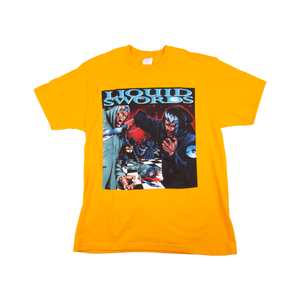 Supreme Bright Orange Liquid Swords Tee