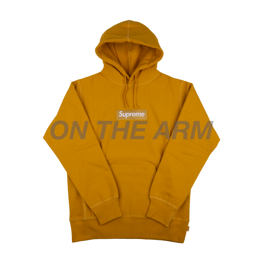 Orange supreme hoodie outlet