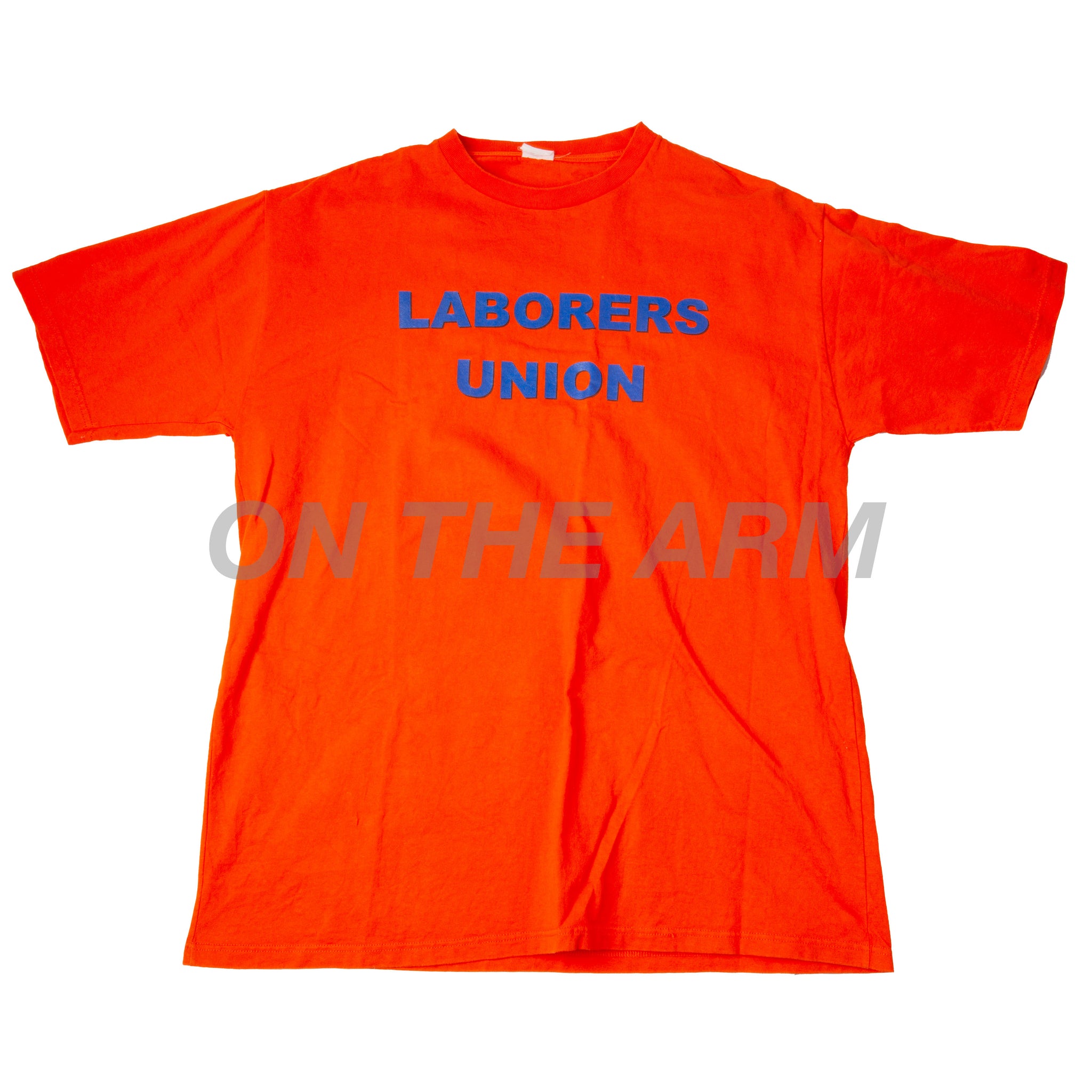 Vintage Orange Laborers Union Tee