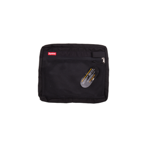 Supreme Black Mesh Organizer Bag